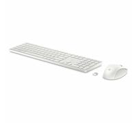 Tastiera e Mouse Wireless HP 4R016AA Bianco Qwerty in Spagnolo