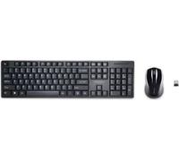 ACCO Kensington Set wireless Pro Fit basso profilo K75230UK – Tastiera + Mouse, Nero (Layout UK)