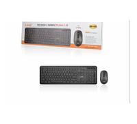 Tastiera e mouse wireless Linq MK1565 nero mouse con rotella - tastiera 104 tast