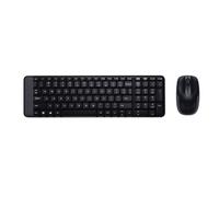 Tastiera e mouse wireless Logitech MK220 920-003161 tastiera compatta Qwerty - m