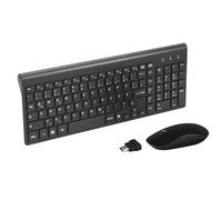 Tastiera e mouse wireless USB C Combo, tastiera e mouse full size tipo c compatibili per Win 7/8/10, MacBook Pro/Air, laptop, PC