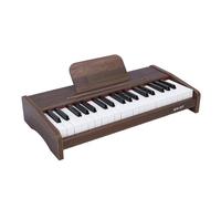 Tastiera Elettrica con Motivo a Grana di Noce a 37 Tasti per Principianti Ed Esperti con Sofisticata Finitura a Grana del Legno, 3 Ottave Complete, Adatta a Ogni Musicista
