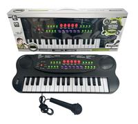 Tastiera Elettronica 32 Tasti Pianola cm 40 Pianola Bambini Pianola Tastiera Giocattolo Funzionante con Microfono 8 Basi Ritmiche 8 Simulazione Strumenti 22 Melodie Funzione Registrazione Riproduzione