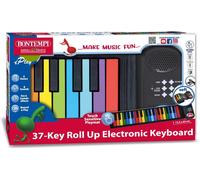 TASTIERA ELETTRONICA 37 TASTI ROLL UP TASTI ARCOBALENO