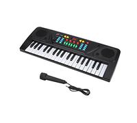 Tastiera elettronica multifunzionale a 37 note, mini pianoforte con design compatto giocattoli educativi per suoni e ritmi multipli con mini microfono, ideale come regalo per bambini