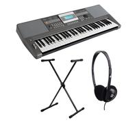 Tastiera Elettronica Musicale 61 Tasti Pianoforte 508 Suoni Set Supporto Cuffie