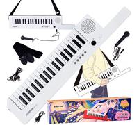 Tastiera elettronica per bambini con 37 tasti, tracolla e microfono BIGFUN