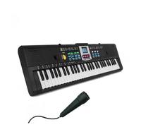 Tastiera Elettronica Per Pianoforte Elettrico Multifunzionale Digitale A 61 Tasti Con Strumento Funzione Microfono Per Studenti