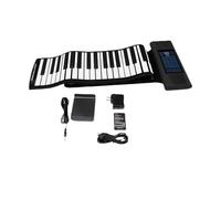 Tastiera Elettronica Per Pianoforte Portatile A 88 Tasti Con Doppio Altoparlante Arrotolata A Mano