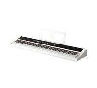 Tastiera Elettronica Pianoforte Elettrico Portatile 88 Tasti Hammer Home Practice Organo Elettronico Strumenti A Tastiera Per L'insegnamento Professionale(White)