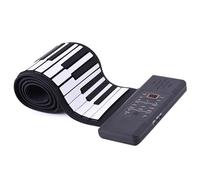 tastiera elettronica Pianoforte Elettronico Pieghevole In Silicone A 88 Tasti Pianoforte Arrotolato A Mano Ispessito Con Versione Di Accordi Del Pianoforte Sustain