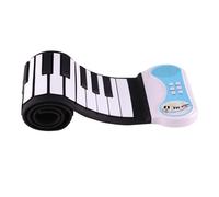 Tastiera Elettronica Pieghevole In Silicone Addensato Per Pianoforte A 49 Tasti Arrotolata A Mano Per Principianti