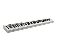 Tastiera elettronica portatile pieghevole pianoforte elettronico 88 tasti pianoforte elettronico arrotolabile a mano pianoforte elettronico Bluetooth tastiera MIDI (bianco)