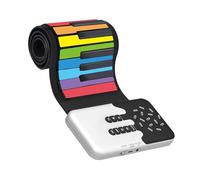 Tastiera Elettronica Professionale 49 Tasti Flessibile Arrotolabile Pianoforte Tamburo Interno Modello Funzione Tastiera Musicale Pianoforte Ingresso USB Uscita Morbido Silicone Regalo
