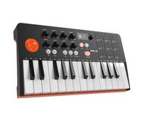 Tastiera Elettronica Professionale Controller Tastiera MIDI Portatile A 25 Tasti Con 9 Pad Beat Retroilluminati E Display OLED
