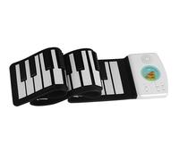 Tastiera Elettronica Professionale Pianoforte A Mano Con 49 Tasti E Altoparlante Pianoforte Elettronico Portatile Pieghevole Per Principianti Per Esercitarsi(Black)