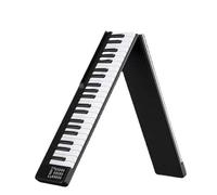 Tastiera Elettronica Professionale Pianoforte Elettronico 88 Tasti Portatile E Facile Da Imparare Strumento Professionale(Black)