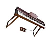 tastiera elettronica professionale Pianoforte Elettronico Digitale Con Tastiera A Martello 88 Tasti Pianoforte In Legno 3 Pedali Professionale (Color : Brown)