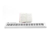Tastiera Elettronica Professionale Pianoforte Elettronico Portatile Multifunzionale A 88 Tasti Per Adulti E Principianti Per Iniziare A Suonare Il Pianoforte A Casa(White)