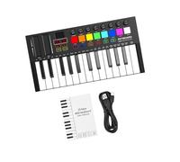 Tastiera Elettronica Professionale Tastiera Controller MIDI A 25 Tasti Con Arrangiamento Audio Elettronico, Tastiera Con Display USB Leggera