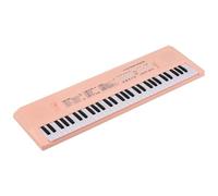 Tastiera Elettronica Professionale Tastiera Elettronica Doppia Alimentazione Modalità 6 Brani Dimostrativi 5 Ritmi Diversi Regalo Per Principianti(Pink)