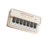 Tastiera elettronica tascabile portatile, adatta per bambini, con opzioni audio multiple e costruzione sicura