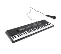 tastiera elettronica Tastiera Elettronica A 54 Tasti, Tastiera Musicale Digitale Per Pianoforte, Con Microfono, Illuminazione Musicale