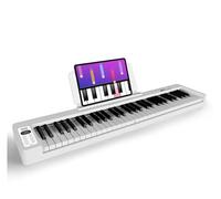 tastiera elettronica Tastiera Per Pianoforte Pieghevole A 61 Tasti, Pianoforti Elettronici, Sintetizzatore Musicale, Organizzatori Musicali (Color : White)