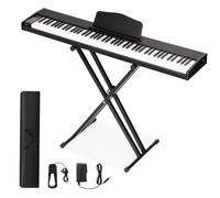 Tastiera Elettronica Tastiera Pianoforte A 88 Tasti Tastiera Elettronica Semi-pesata Set Pianoforte Con Supporto Pedale Sustain In Metallo Borsa Per Il Trasporto