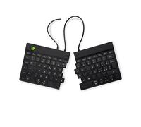 R-Go Tools R-Go Split Tastiera Ergonomico QWERTY (IT) Nero Cablata Rgosp-Itwibl