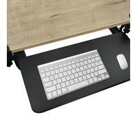 Tastiera ergonomica regolabile retrattile sotto la scrivania del computer con guida da 9,4 pollici per casa ufficio e gamingSupporto regolabile in altezza per comfort e produttività