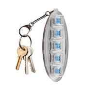 Tastiera Fidget - Clicker compatto a 5 tasti | Portachiavi Fidget - Giocattolo portatile antistress - Click pad tattile per adulti Viaggi Ufficio Pendolarismo Campeggio Percorsi rilassanti