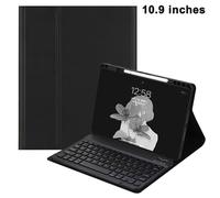 Tastiera Folio rimovibile per iPad 10 di decima generazione da 10,9", nera, custodia wireless con batteria a lunga durata, trackpad multi-touch e