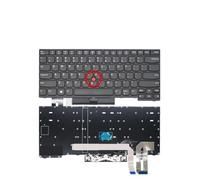 Tastiera for laptop con layout russo americano, compatibile con Lenovo | Thinkpad T14/P14S GEN1/T14 GEN1/T14 GEN2 5N20V44053 5N20V43760(US With Mouse)