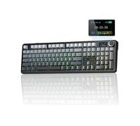 TASTIERA GAMING AULA F108 Pro, QWERTY, USB-C, Grigio/Nero