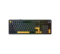 TASTIERA GAMING AULA F99 Pro 3, QWERTY, USB Type-C, Giallo/Nero