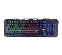 Tastiera Gaming da Gioco con 104 Tasti Illuminazione Led RGB Cavo 1,5m USB 2.0