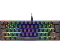 DELTACO Gaming Compatibile Mini meccanismi Tastatur, Content Red Switch, RGB - nero