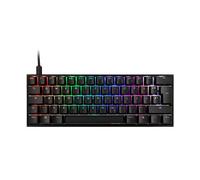 Ducky Compatibile con Mecha Mini Gaming Tastatur, MX-Speed-Silver, RGB-LED - Schwarz
