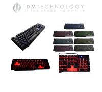Tastiera gaming illuminata 7 colori a tasti esposti MECHANICAL-LIKE Cortek GK1