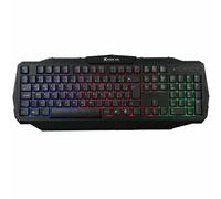 Tastiera Gaming Keyboard Rainbow Anti-Shock per PC USB 2.0 Membrana XTRIKE KB302
