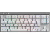 Tastiera Gaming LOGITECH G515 Lightspeed TKL, QWERTY, USB Type-A, USB Type-C, Bianco/Grigio