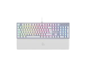 Tastiera Gaming Meccanica Newskill Serike V2 Bianca | Switch Red Hotswap | RGB | Scocca in Alluminio | Personalizzabile - Nouvo