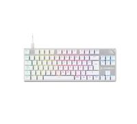 Tastiera Gaming Newskill Serike TKL V2 Bianca | Switch Red Hotswap | RGB | Scocca in Alluminio | Personalizzabile | NewSwitch Lineare Rosso - Nouvo