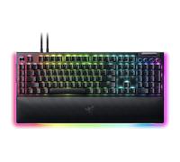 Razer Blackwidow V4 Pro Green Switch Gaming Mechanical Keyboard Argento