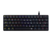 Tastiera Gaming USB-C 62 Tasti Retroilluminazione RGB White Shark ICSB-GK006111
