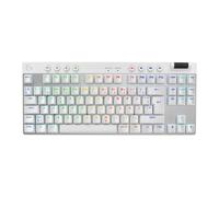 Tastiera gaming wireless Logitech G PRO X TKL in Bianco, Danese/Norvegese/Svedese/Finlandese (QWERTY), Tactile