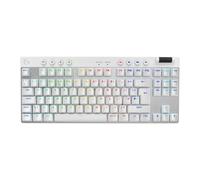 Logitech G PRO X TKL LIGHTSPEED tastiera gaming wireless senza tastierino numerico, Layout Inglese QWERTY, Tattile - Bianco