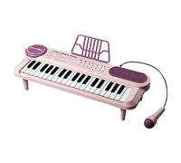 Tastiera Giocattolo per Bambini - Gioco Con Tastiera A 37 Tasti E Microfono Regolabile - Pianoforte Per Il Viaggio,Per Bambino, Bambina, Famiglia, Festa, Vacanza, Scuola, Aula, Casa E Interno
