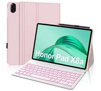 Tastiera Honor Pad X8a 11 Pollici, Custodia con Tastiera per Honor Pad X8a 11"2024, Italiana QWERTY Wireless Bluetooth Tastiera Retroilluminata Magnetica Staccabile per Honor Pad X8a 2024, Rosa